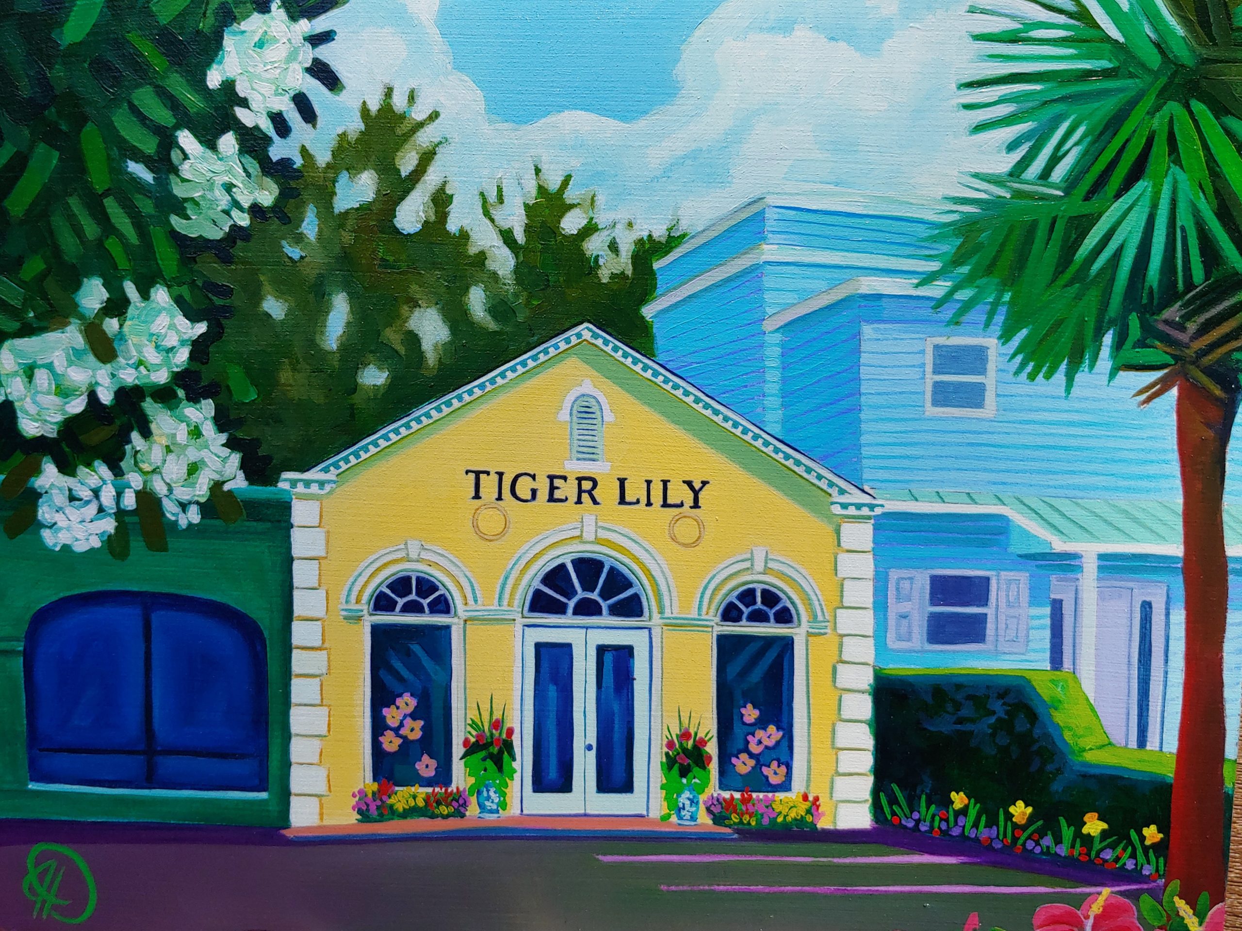 Tiger Lily painting
