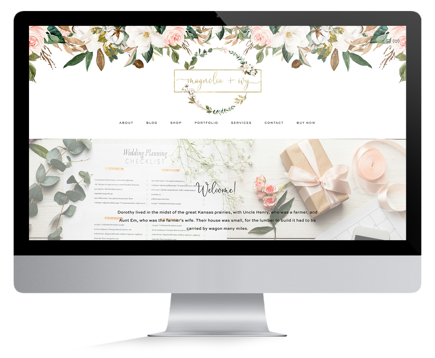 magnolia + ivy desktop
