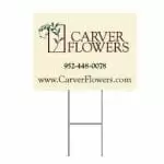 Picture of Carver Flowers yard sign