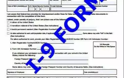 Government Releases New I-9 Form