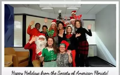 Happy Holidays from the Society of American Florists!