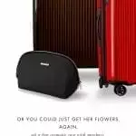SAF also has been in touch this week with Briggs & Riley, a company that manufactures and sells high-end luggage, about an email that included the line “or you could just get her flowers. Again.” At press time, Briggs & Riley had not responded.