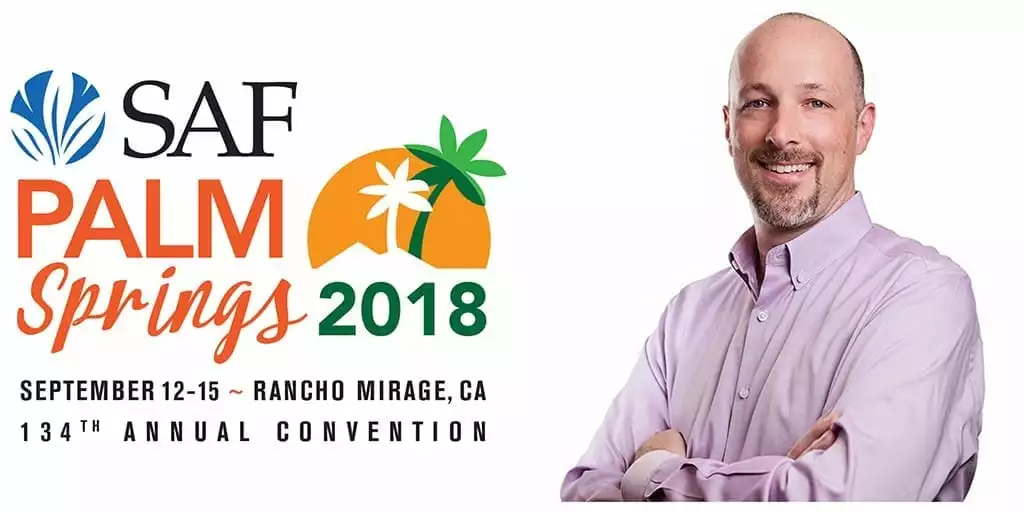 Speaker, author, and business consultant Jamie Notter will present “Create a Culture to Attract Top Talent” at the Kick-Off Breakfast during SAF Palm Springs 2018, SAF's 134th Annual Convention in Rancho Mirage, California, Sept. 12-15.