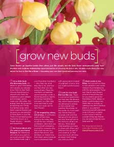 LIVE LIKE A FLOWER: Grow New Buds