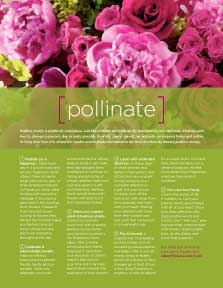 LIVE LIKE A FLOWER: Pollinate