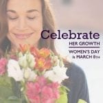 Women's Day - Facebook Sharable - Celebrate her growth