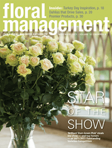 The annual SAF Outstanding Varieties Competition identifies flowers with exceptional color and commercial appeal, stem and foliage structure, bloom form and size, and overall presentation. See the November issue of SAF’s Floral Management