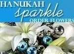 small banner for Chanukah that florists can place on social media pages
