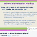 video of ome free guidance on how to determine a business is worth