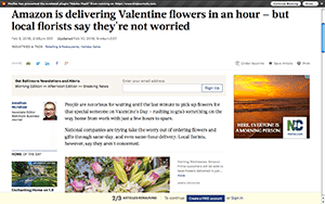 With Valentine’s Day Coverage, Positive Approaches Pay Off