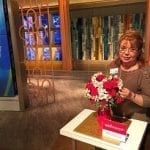 Carol Caggiano, AIFD, PFCI, on set at ABC’s “The View”