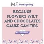 Message Envy negative statement about flowers