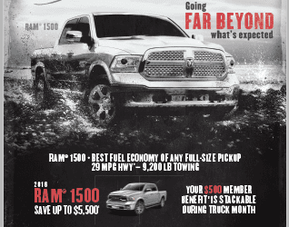 Need Wheels? SAF Members Save More During Ram Truck Month