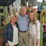 Rep. Steve Womack (R-Ark.) toured Shirley’s Flowers & Gifts in Rogers, Arkansas, in April 2015 and talked about industry issues with Jo Buttram, AAF, AMF, PCF (left) and her daughter, Shelby Shy, AAF.