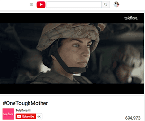Teleflora’s new “One Tough Mother” ad has been viewed more than 690,000 times on YouTube. The ad juxtaposes images of the gritty aspects of motherhood with the voiceover of a famous Vince Lombardi speech. That pairing appeals to women and “connects us to traditional male purchasers who may appreciate our approach, which juxtaposes moms as tough and an inspiration in everything they do, much like a professional sports athlete,” said David Dancer, Teleflora’s executive vice president and head of marketing. Poignant Ad Calls Out Moms for ‘Tough Love’ 