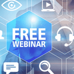 stock image of a Free Webinar promotion