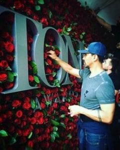 Tony Awards Kick Off with Lush Floral Wall