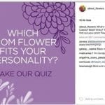 image of a instagram posting about Prom personality quiz