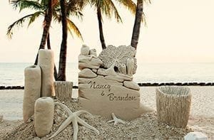 According to The New York Times, “impressively designed, highly personalized sand sculptures seem to be what ice sculptures once were, minus the melting issue.” CreditJulie Ambos/Studio Julie Photography.