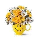 Teleflora will donate more than 25,000 Be Happy Mugs to 40 units across the country, according to the company. Member florists will work with local wholesalers and growers in their areas to secure donations of flowers.