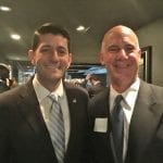 House speaker Paul Ryan and SAF Senior Director of Government Relations Shawn McBurney