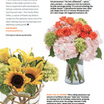 Business of Design page from Floral Managment magazine