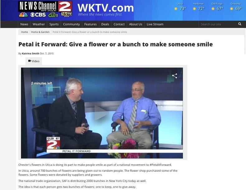 Petal It Forward Prep: Research Local News Reporters