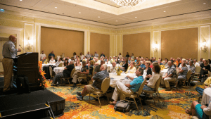 A packed room is a common occurrence at SAF’s annual convention, where the programming focuses on some of the most progressive topics, from business and design trends to human resources issues.