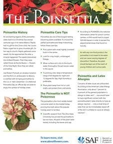 Poinsettia Flier Handout