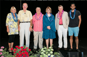 Six floral industry members shared stories about “beginnings” at SAF Maui 2016.