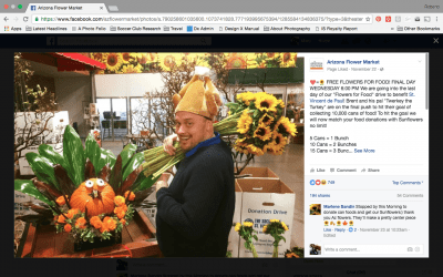 Phoenix Business Bolsters Food Donations with Sunflowers