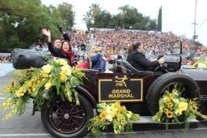 The theme of this year’s parade was “Echoes of Success” and the grand marshals were Olympians Janet Evans, Allyson Felix and Greg Louganis.