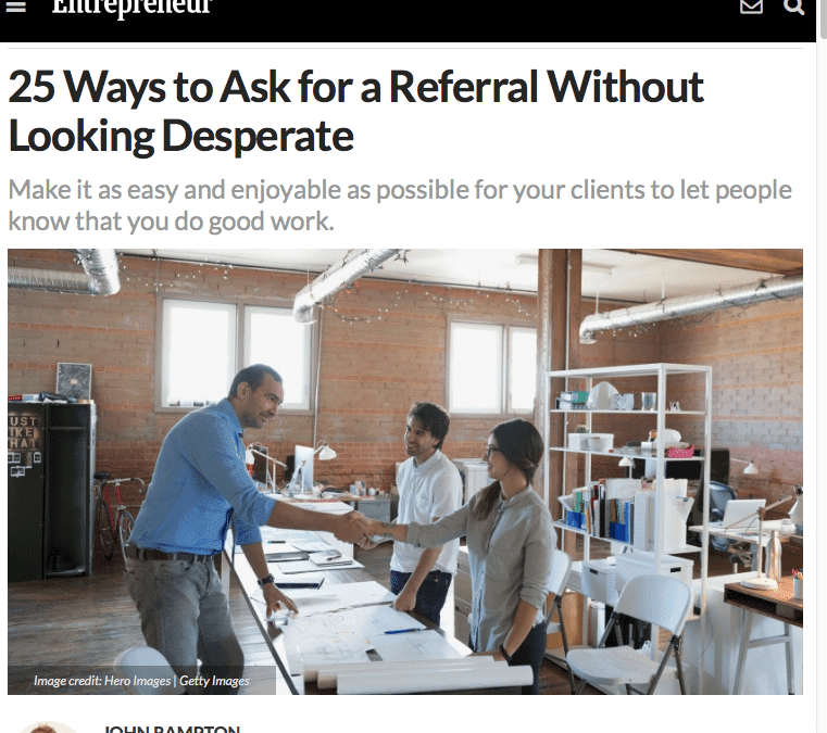 25 Ways to Ask for a Referral