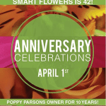 Poppy Parsons, AIFD, CAFA, created a logo for Smart Flowers’