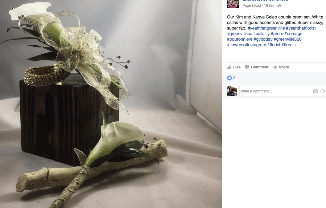 South Carolina Florist Makes Prom Pop on Social Media