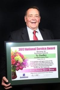 Ty Dudley, MFA 2017 National Service Award Winner