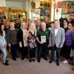 Howard and the staff of Raimondi’s Florist honors Paul Raimondi, named the recipient of Teleflora’s third annual Tom Butler “Floral Retailer of the Year” Award.