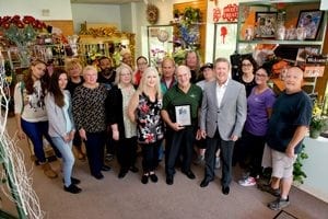 Teleflora Presents Baltimore Florist with Tom Butler Award