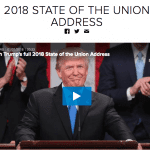 In his first State of the Union address, President Trump spoke of the strong U.S. economy and called for a $1.5 trillion spending bill to rebuild the country's infrastructure.
