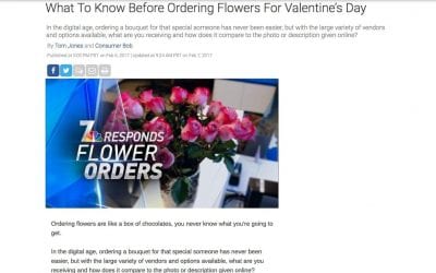 Secret Shoppers Rate Valentine’s Day Flowers