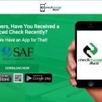 The checXchange Mobile App, available free to SAF members, makes it easier to recover funds from bad checks.