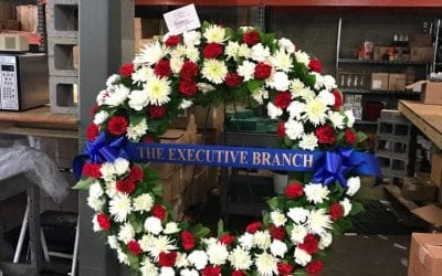 Virginia Florist Designs Flowers for Billy Graham Capitol Viewing
