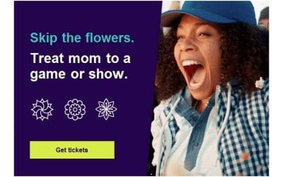 StubHub, NFL Shop to Consumers: Don’t Buy Mom Flowers