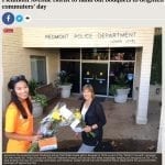 Valerie Lee Ow of J.Miller Flowers and Gifts is quoted in this East Bay Times article:“We see the positive impact day in and day out when we make our flower deliveries. People love to receive flowers ‘just because’ so we wanted to create random smiles today, and give people a chance to do the same for someone else.”