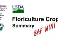 In a Victory for Floral Industry, USDA to Publish 2018 Floriculture Crops Report