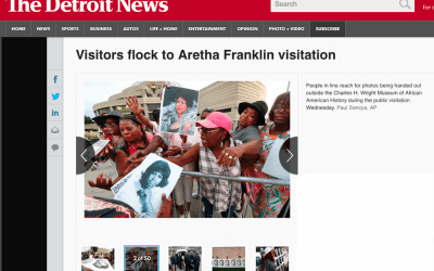 SAF Florist Designs For Aretha Franklin Memorial Events