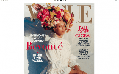 Flowers (and Beyoncé) Land Coveted Cover of Vogue’s September Issue