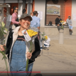 Taylor Farms, Sakata Seed America, Kitayama Brothers and Green Valley Floral partnered for Petal It Forward in Salinas, California, in 2017, showing off logo aprons in this YouTube video.
