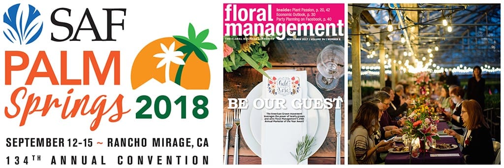 Field to Vase Dinner Comes to SAF Palm Springs 2018