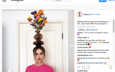 ‘Flower Vase Hair’ Goes Viral on Instagram